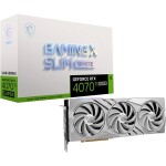 MSI GeForce RTX 4070 Ti Super 16G GAMING X SLIM WHITE / 2340-2670 MHz / 16GB GDDR6X / 256-bit / 1x HDMI + 3x DP (RTX 4070 Ti SUPER 16G GAMING X SLIM WHIT)