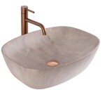 REA - Umývadlo na dosku Freja Beige 51x39,5 REA-U6647