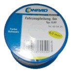 Conrad Components 605924 vedenie vo vozidlách, FLRY-B, 1 x 6 mm², čierna, 5 m; 605924