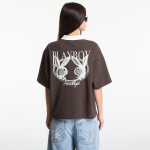 Tričko Playboy x FTSHP Short Sleeve Polo Dark Grey XS