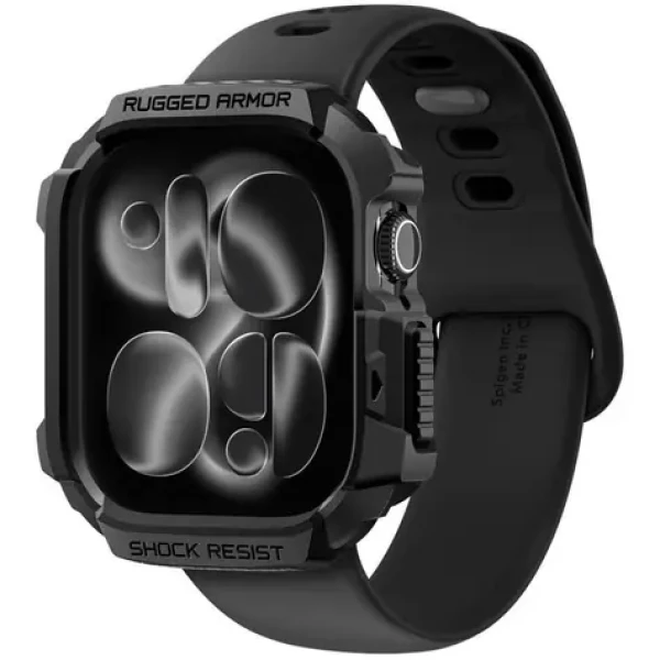 Spigen Rugged Armor 2 Ochranné púzdro pre Apple Watch 2025 42mm matte black (ACS10491)