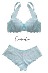 Dámske brazilky 053/54/2 Carmela blue - MAT světle modrá S