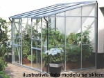 Skleník k stene Vitavia IDA 5200 PC 6 mm (strieborný)