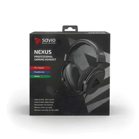 Savio NEXUS čierna / Bezdrôtové slúchadlá do uší / Bluetooth (SAVGH-NEXUS)