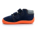 Beda (bf 0001/w/m/2) blue mandarine členkové barefoot topánky s membránou 22 EUR