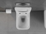 MEXEN/S - Stella Závesná WC misa vrátane sedátka s slow-slim, duroplast, biela 30680900