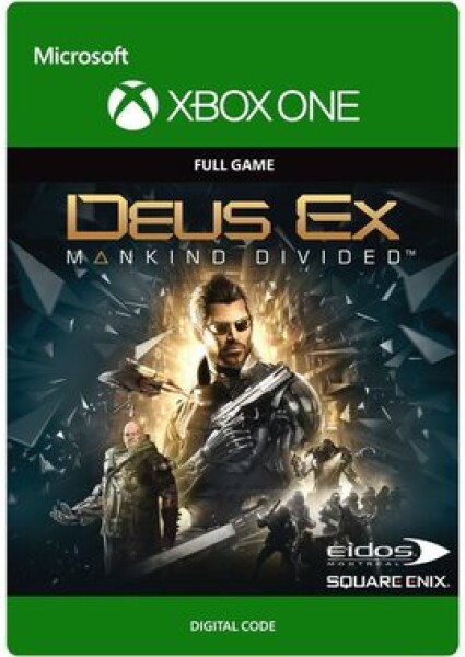 XONE Deus Ex Mankind Divided: Standard / Elektronická licencia / Akčné / Angličtina / od 18 rokov / Hra pre Xbox One (G3Q-00231)