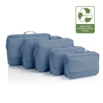Cestovne organizery Heys Ecotex Packing Cube 5 Pc Set Blue Ocean