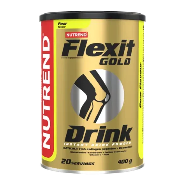 Kĺbová výživa Flexit Gold Drink - Nutrend (hruška, 400 g) (42655-3-400g-pear)