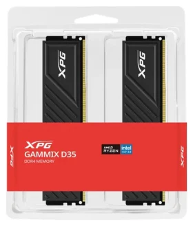 ADATA XPG Gammix D35 čierna / Pamäť RAM / 16GB (2x8GB) / DDR4 / 3600MHz / CL18 (AX4U36008G18I-DTBKD35)