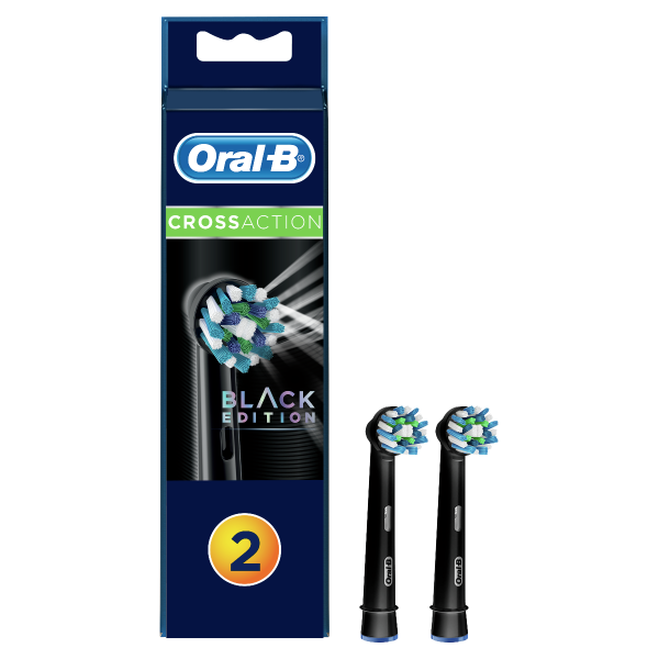 Oral B Náhradné hlavice Cross Action Black 2ks