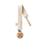 Tommee Tippee Praktický klip na cumlík z bio bavlny 0m+ béžová (423780-T)