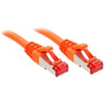 LINDY 47816 RJ45 sieťové káble, prepojovacie káble CAT 6 S/FTP 30.00 m oranžová tienený 1 ks; 47816