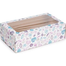 Krabička ECO na 12 makronek vysúvacia s priehľadom 180x110mm 50ks - Monaco - Monaco