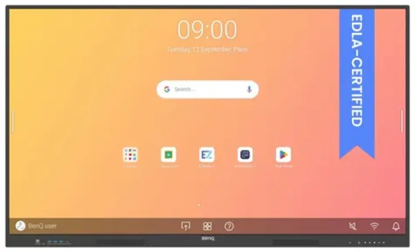65" BenQ RE6504A / Interaktívny dotykový panel / 4K UHD / Android 13 / 40 dotykových bodov / 8GB / 64GB / 18/7 (9H.FAMTK.DE4)
