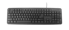 Gembird KB-U-103 (US) čierna / štandardná klávesnica / USB / US rozloženie (KB-U-103)