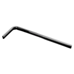 Barrow Medená pevná trubica 16/14 dĺžky 630mm - koleno 90 ° čierna (TDWG-16)