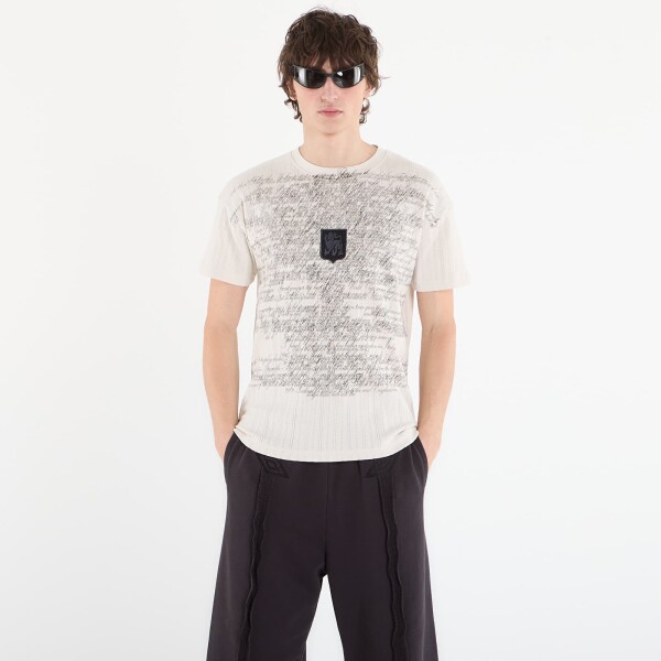 Tričko Umbro by SlamJam Biography Pointelle Baby Tee White Powder XL