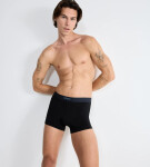 Sloggi Men Ever Ease - 2× organické bavlnené šortky s technológiou HeiQ Smart Temp Sloggi BLACK S