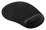 INCA IMPS-008 čierna / Ergonomická podložka pod myš / silikón-gél / 245×220×3 mm / opierka zápästia (IMPS-008)