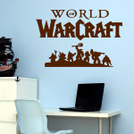 Veselá Stena Samolepka World of Warcraft Farba: oranžová, Veľkosť: 100 x 66 cm