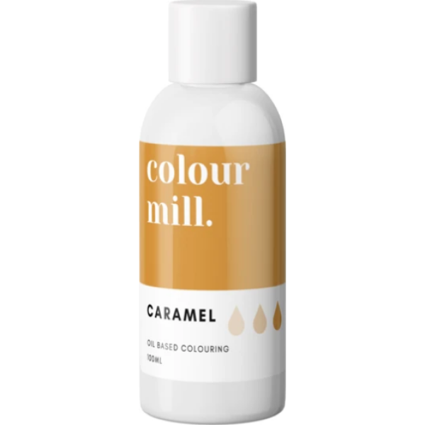 Olejová farba 100 ml vysoko koncentrovaná karamelová - colour mill - colour mill
