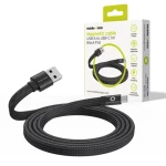 Mobile Origin Magnetic Flat Patented Original Cable USB-A to USB-C 1m čierna (MCF-USBA-1M-BLK)