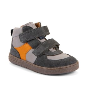 Detské celoročné kožené členkové barefoot topánky LOOP HIGH-TOPS GREY Froddo G2110157-3 - 30