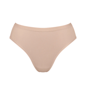 Dámske bavlnené tričko GO Daily Tai - BROWN - beige 00LZ - SLOGGI BROWN S