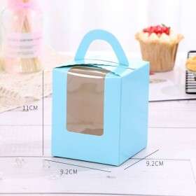 Krabička na cupcaky 100 ks modrá - Cakesicq - Cakesicq