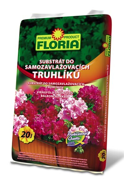 AGRO FLORIA Substrát do samozavlažovacích truhlíkov 20 l