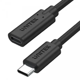 Unitek C14086BK-1M / Predlžovací kábel USB-C / USB 3.2 Gen 2 / 10 Gbps / 4K / PD 100 W / 1 m (C14086BK-1M)