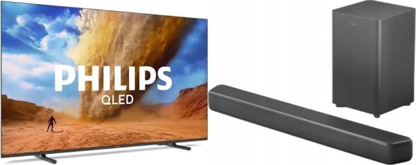 Philips 43PUS7810/12 QLED 43'' 4K Ultra HD Titan OS + Soundbar Philips TAB5309/10