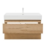 Kúpeľňová skrinka 2 zásuvková s umývadlom SAT B-Way 99x50x45 cm dub mat BWAY2100OAKU2BBI BWAY2100OAKU2BBI