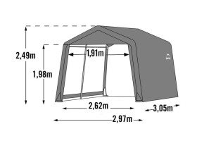 Plachtový prístrešok – ShelterLogic 3 × 3 m