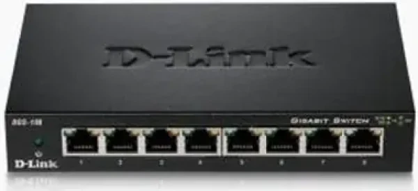 D-Link DGS-108 / 8-Port Switch / 10/100/1000Mbps (DGS-108/E)