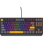 Genesis KLAWIATURA Pre GRACZY GENESIS THOR 230 TKL ANCHOR GRAY POSITIVE US RGB MECHANICZNA OUTEMU RED