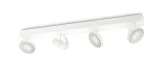 Philips Clockwork 4x4.5W biela / LED bodové svietidlo / 2000 lm / 2200-2700 K / stmievateľné / IP20 (SKL000242382)
