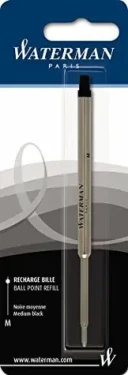 WATERMAN Inks Standard M čierna 1ks / náplň do guličkových pier (S0944480)