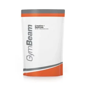 Kreatín + dextróza - GymBeam (broskyňa ľadový čaj, 1000 g) (111016-2-1000g-peachicetea)
