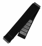 FIXED Nylonový remienok Nylon Sporty Strap s Quick Release 22mm pre smartwatch čierny (FIXNST2-22MM-BK)