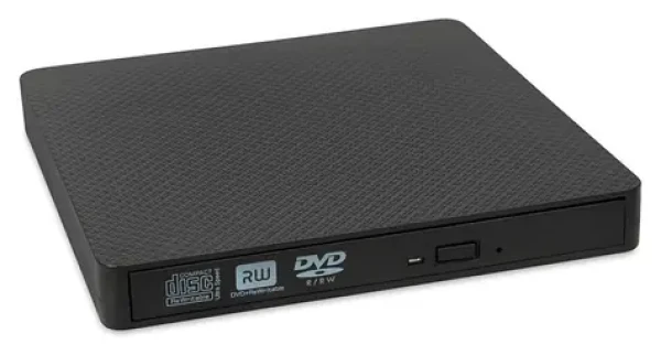 Ibox IED03 čierna / Externá DVD mechanika / USB-C / DVD±RW / CD 24x (IED03)