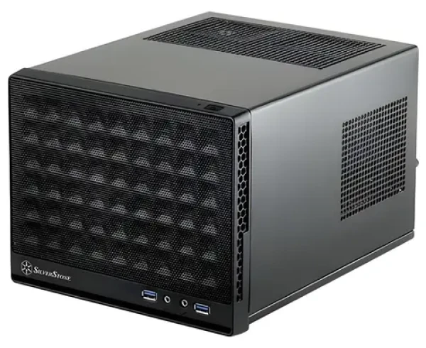 Silverstone SST-SG13B-C Sugo čierna / Mini-ITX / Mesh panel / 2x USB 3.0 + 1x USB-C / bez zdroja (SST-SG13B-C)