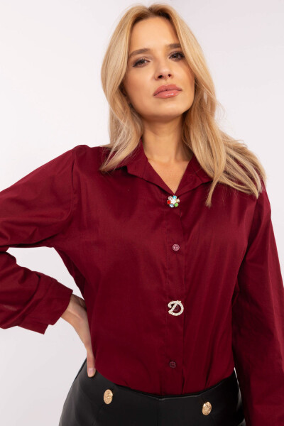 Košeľa s dlhým rukávom model 204380 Taliansko Moda universal