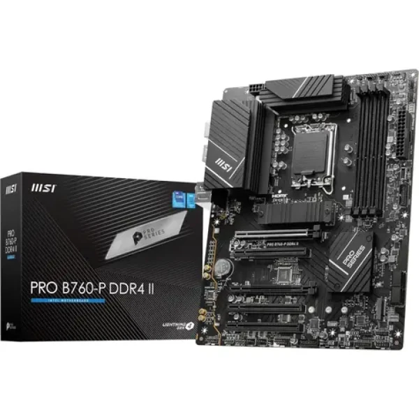 MSI PRO B760-P II / B760 / LGA 1700 / 4x DDR5 / PCIEx16 / 1x 2.5GLAN / ATX (PRO B760-P II)