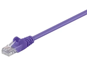 MicroConnect CAT5e U/UTP 1.5m CCA fialová / PVC / AWG 26 / CCA (B-UTP5015P)