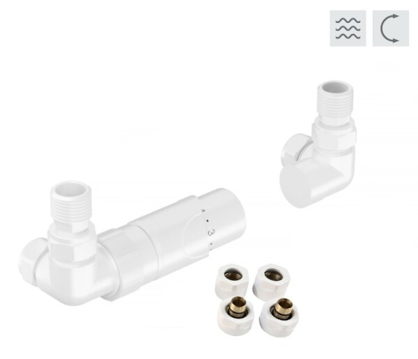 HOPA - PRIME-SADA, univerzálny rohový ventil - Farba - Biela RDPRIMESADAW