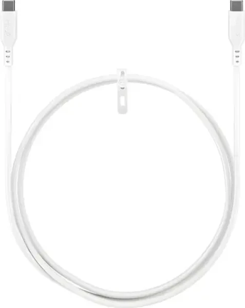 Goobay biela / Kábel USB-C / silikónový / 1,5 m (77743)