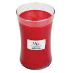 Woodwick Crimson Berries 609g - váza veľká / doba horenia: až 120h (5038581054889)