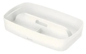 Leitz MyBox Organizér s držadlom (S) biela / Organizér / ABS / vodeodolný / 30,7 x 18,1 x 5,6 cm (53230001)